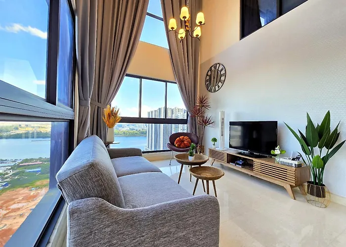 Loft Suite Seaview Near Jb Ciq 7Pax